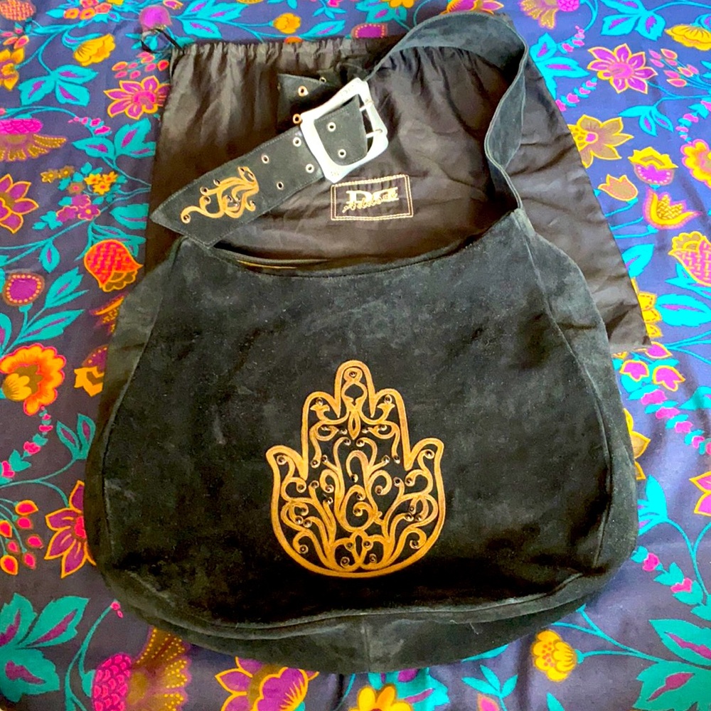 DD Addore by Anat Marin, Black Suede, Purse